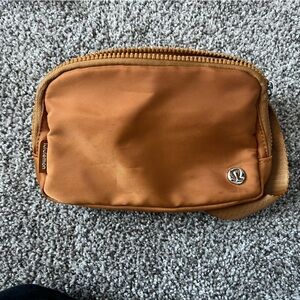 Lululemon gold/brown belt bag